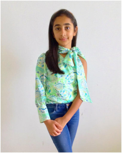 Kaleidoscope Off Shoulder Top